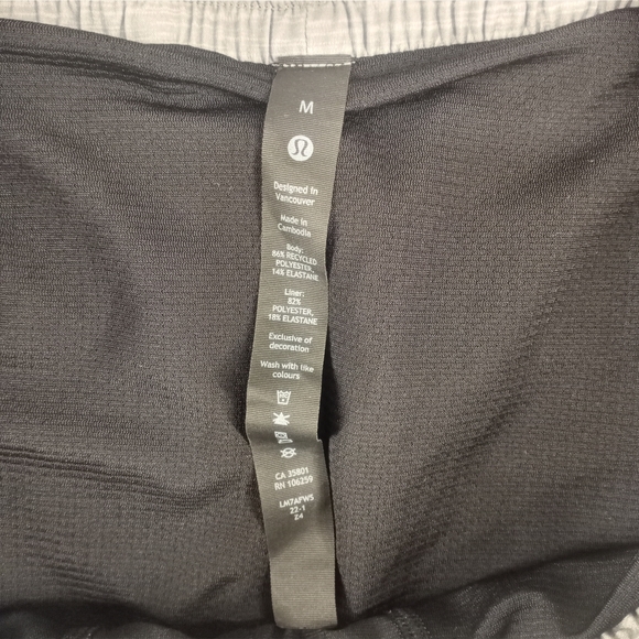 Lululemon Pace Breaker Athletic Shorts Mens Medium 9" Inseam Lined Heather Gray - Picture 9 of 15